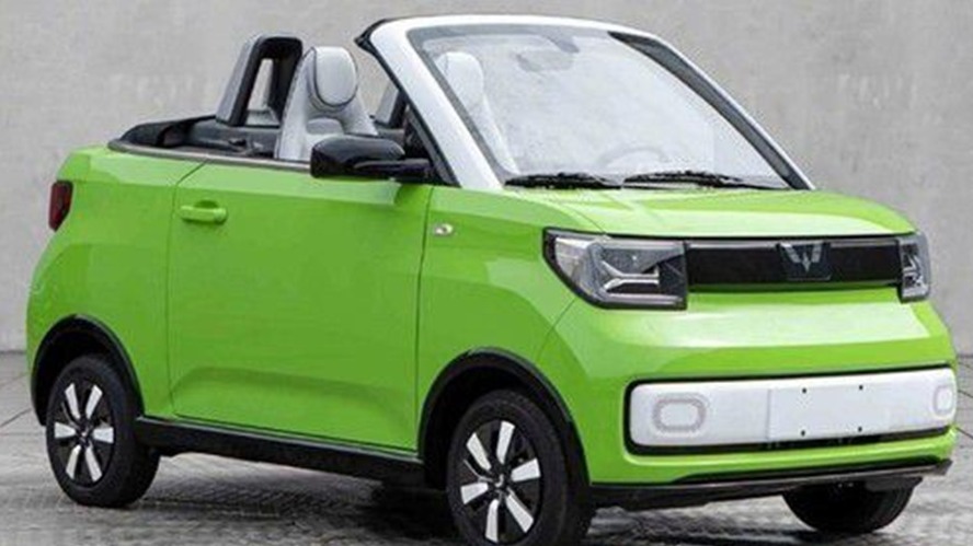 五菱宏光MINI EV敞篷版路试图曝光 这个咱没准买得起！