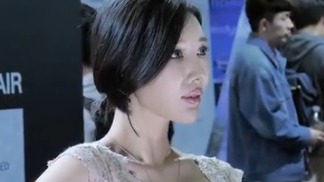 韩国美女车模  身材超棒的车模