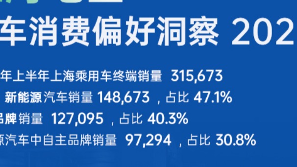 上海上半年最畅销品牌，比亚迪独占鳌头