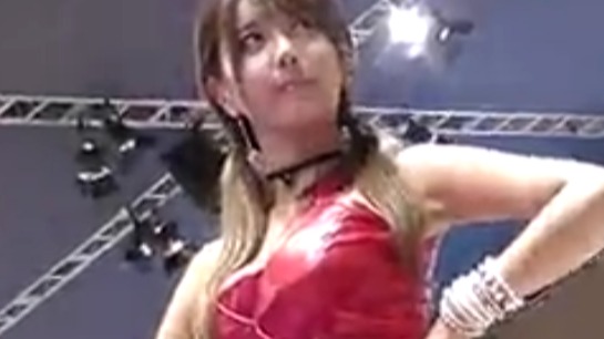 韩国釜山国际车展著名可爱性感车模