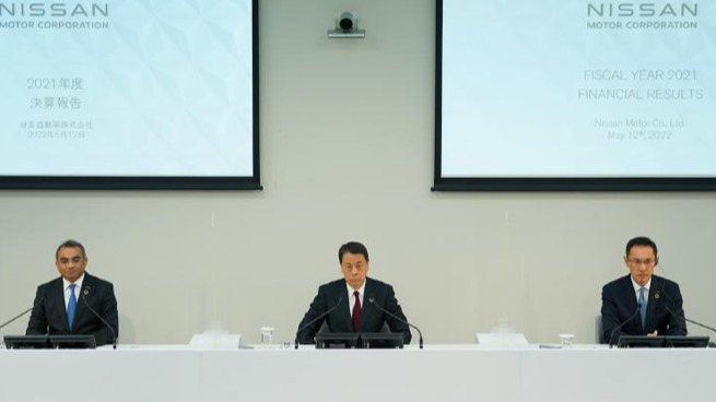 日产2021财年扭亏为盈，净收益2155亿日元