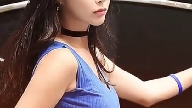 韩国车展美女车模，超高颜值