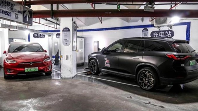 配105kW充电桩 蔚来第8座超充站已落地