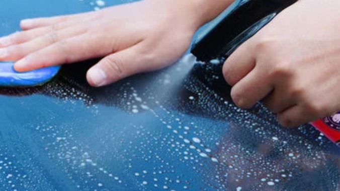 去除漆面洗车洗不掉的污渍 旧车变新车