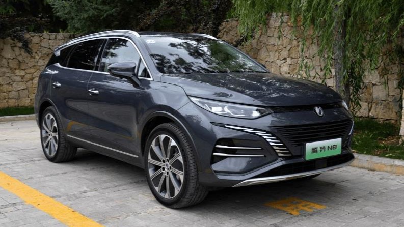 腾势N8亮相 中大型尺寸轴距偏短