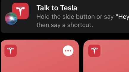 苹果Siri能控制特斯拉汽车了，支持车窗关闭和充电等操作