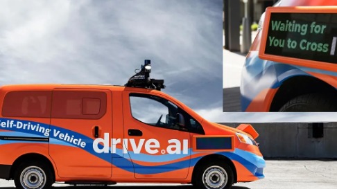 苹果汽车：外部显示屏可与交通参与者沟通