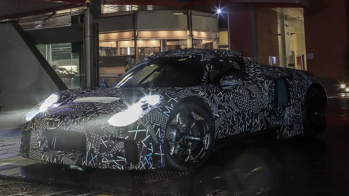曝玛莎拉蒂全新跑车路试谍照 将于明年5月亮相