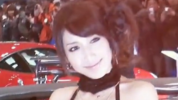 国际车展超高人气美女车模清水恵美