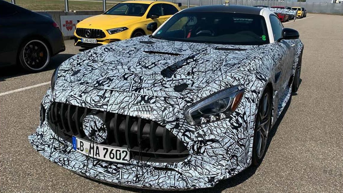 AMG GT Black Series谍照曝光 配超大扰流板