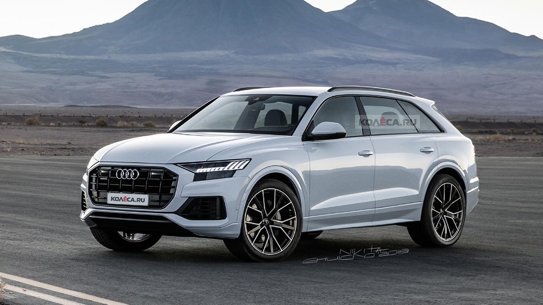 奥迪Q9长这个样子？或搭4.0T/竞争宝马X7