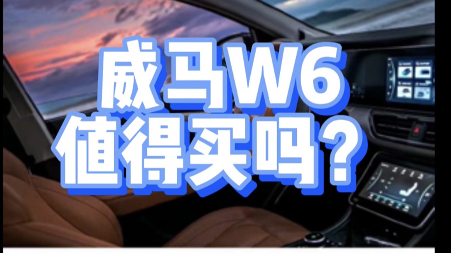威马W6 值得买吗？