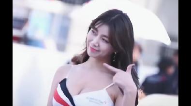 颜值美女车模小姐姐