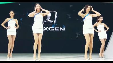 韩国美女车模热舞真好看