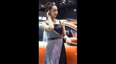 东莞车展性感车模