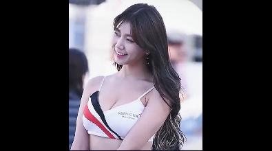 颜值美女车模小姐姐