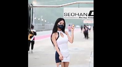 韩国国际赛车展人气美女车模