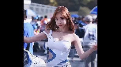 韩国车展颜值美女