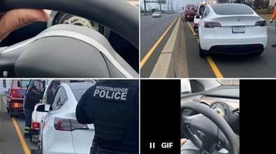 特斯拉新车行驶中方向盘脱落 这是马斯克口中没有方向盘的车？