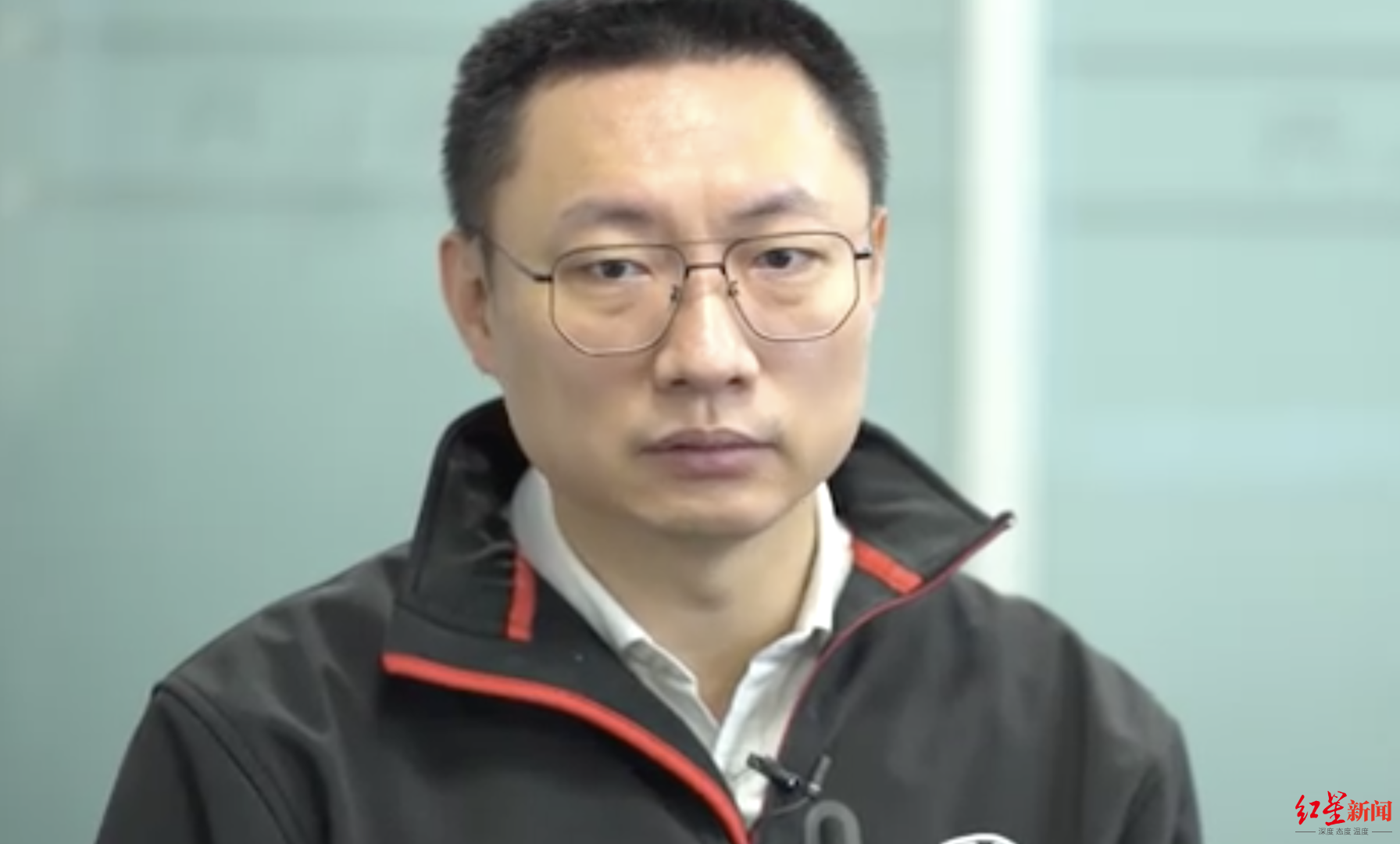 ↑2021年，朱晓彤接受新华社采访 图据新华社