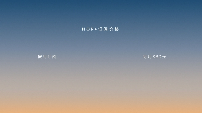 蔚来宣布NOP+将7月1日正式发布并开启订阅